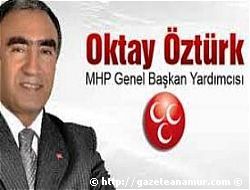 MHP MERS�N M�LLETVEK�L� OKTAY �ZT�RK CHP'L� F�KR� SA�LAR'A �OK SERT CEVAP VERD�